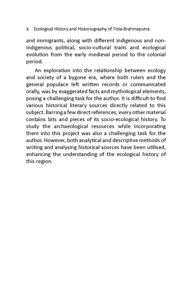 Ecological History and Historiography of Tista-Brahmaputra Valley (Early Medieval to Colonial Period)