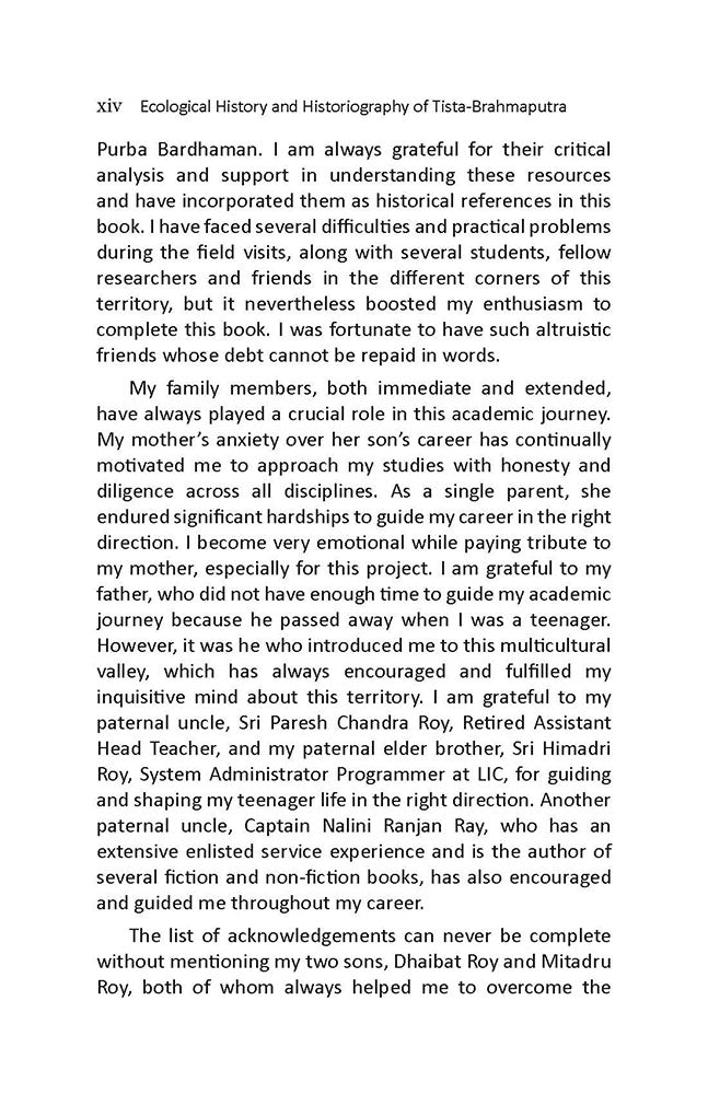 Ecological History and Historiography of Tista-Brahmaputra Valley (Early Medieval to Colonial Period)