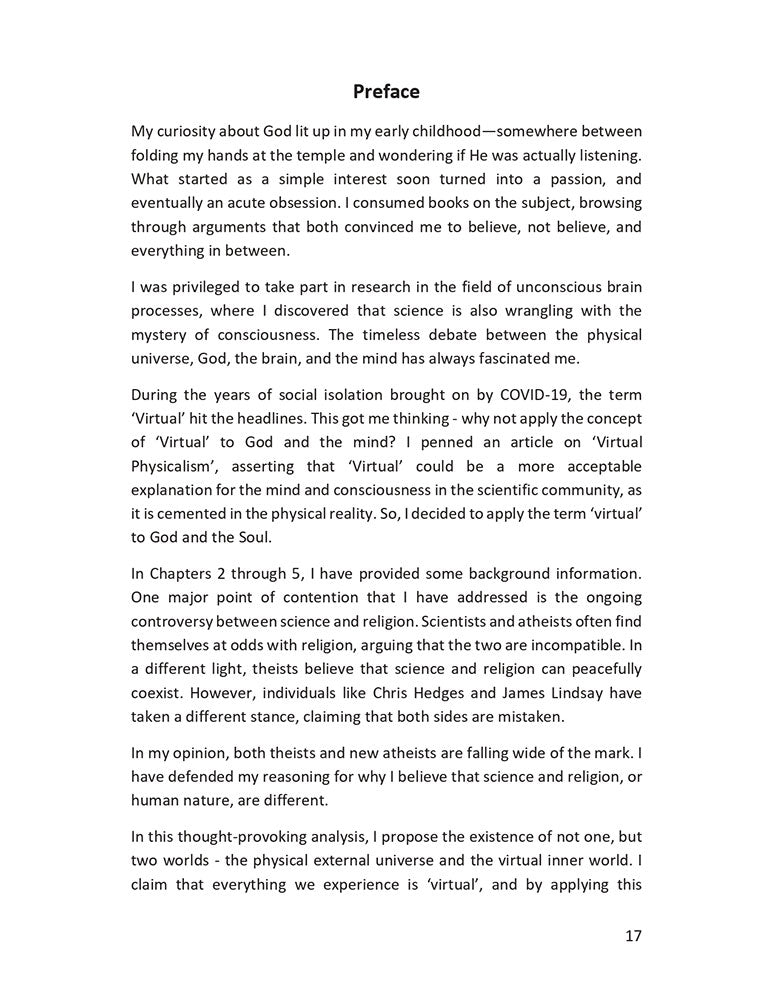 Physical Universe Virtual God: Exploring the Mystery of the Virtual Inner World