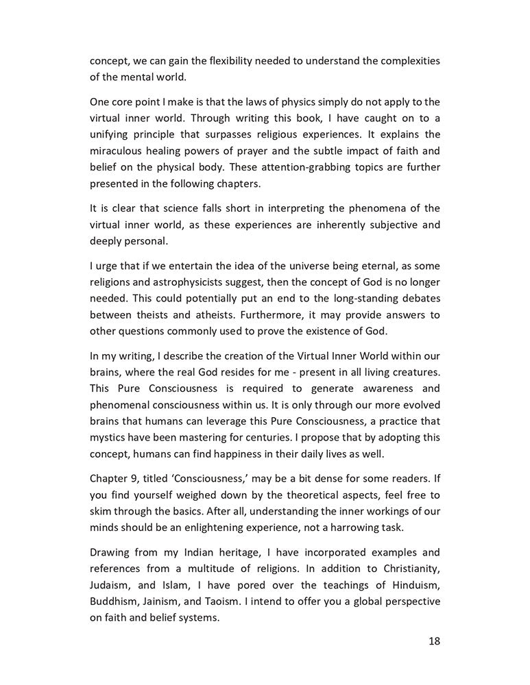 Physical Universe Virtual God: Exploring the Mystery of the Virtual Inner World