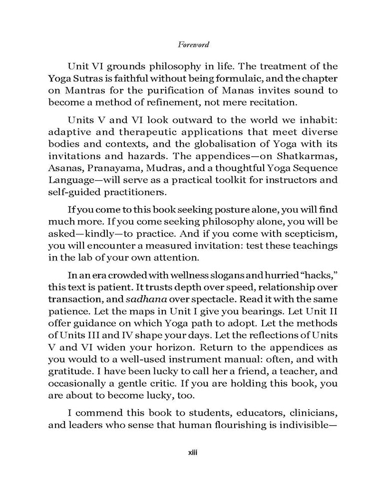 Unveiling the Wisdom of Yoga: For the Mind, Body, and Atma (The awareness within, leads one to being in the present moment and is a pathway to liberation)