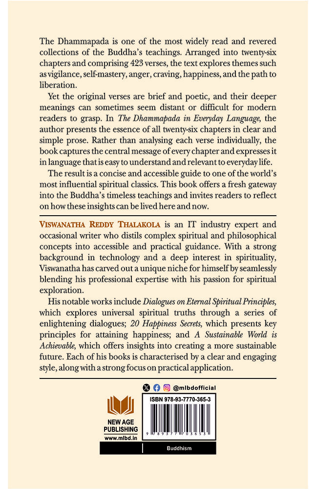 The Dhammapada in Everyday Language: A Clear Guide to the Buddha's Teaching