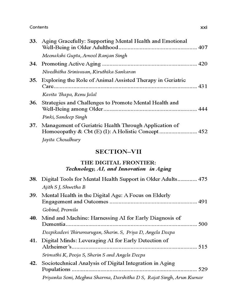 Aging Minds: Navigating Mental Health in Later Life