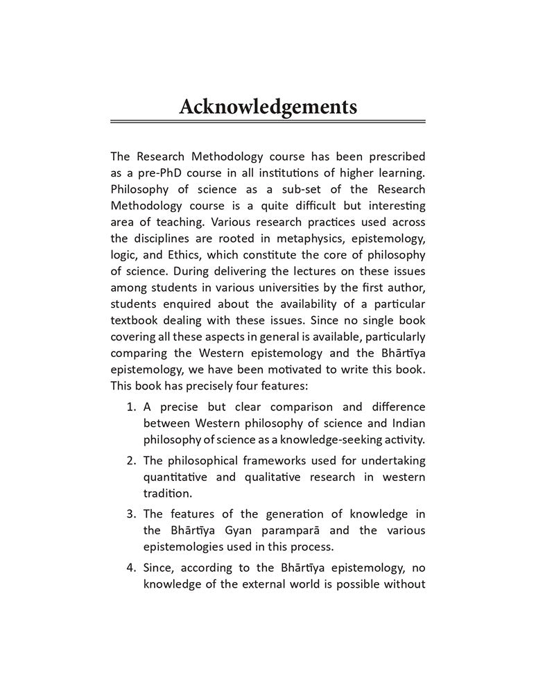 Knowledge Generation in the West and Bharat: Philosophical Perspectives