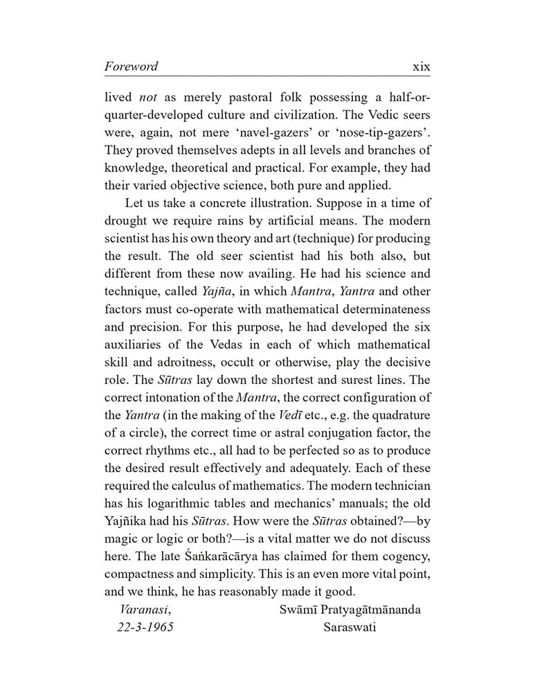 Vedic Mathematics Or Sixteen Simple Mathematical Formulae from The Vedas (For One-line Answers to All Mathematical Problems)