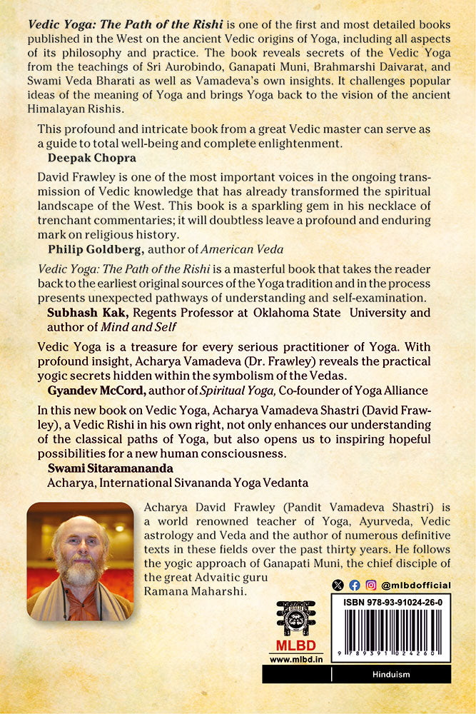 Vedic Yoga: The Path of the Rishi