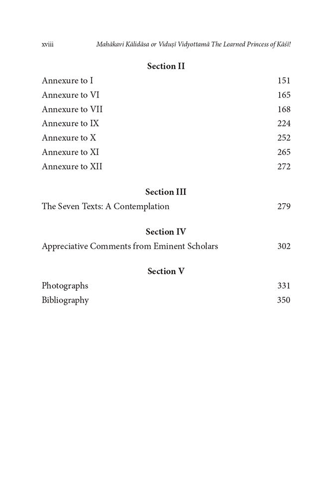 Mahakavi Kalidasa or Vidusi Vidyottama: The Learned Princess of Kasi