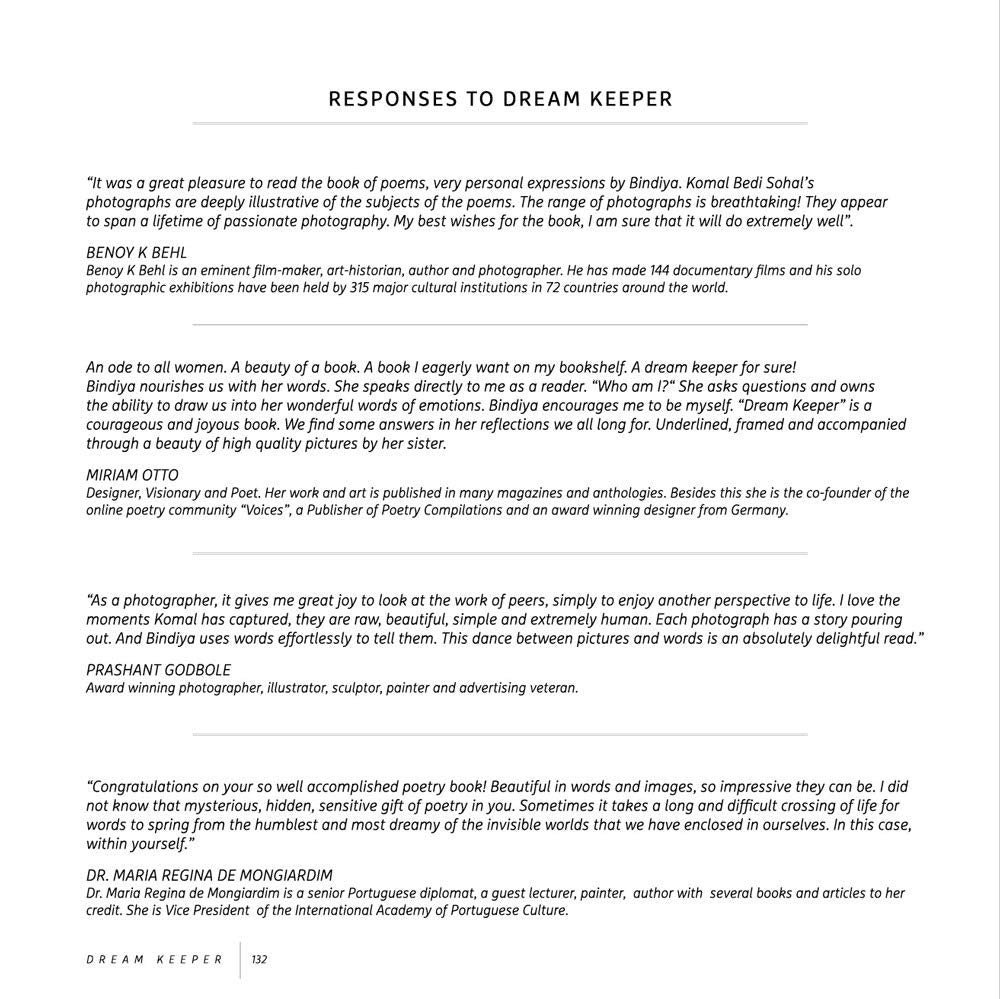 Dream Keeper: A Poetography Ensemble: Poetry and Photography For The Soul And Eyes By Bedi Sisters