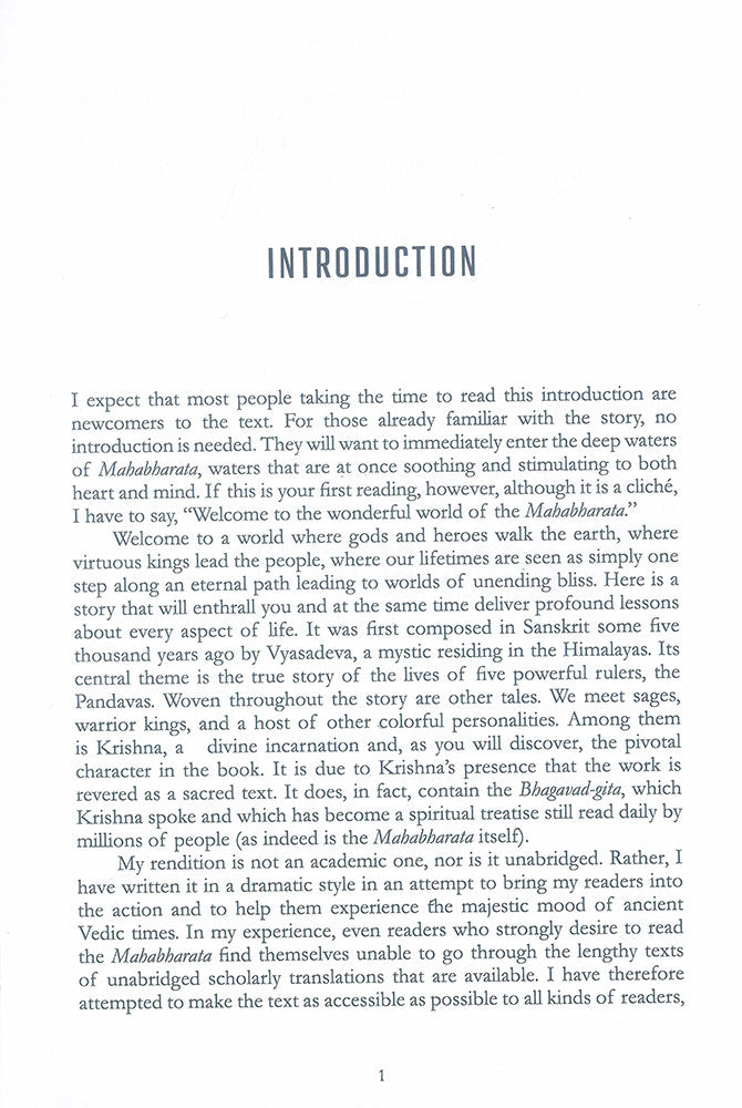 Mahabharata: The Greatest Spiritual Epic of All Time