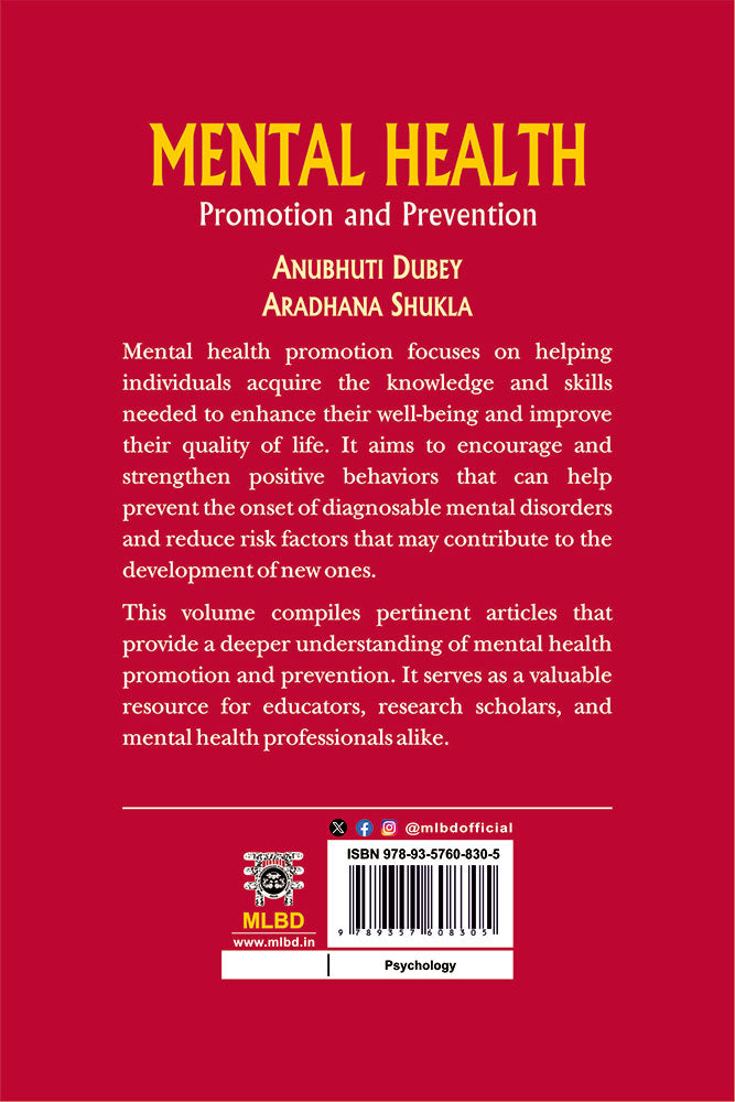Mental Health: Promotion and Prevention