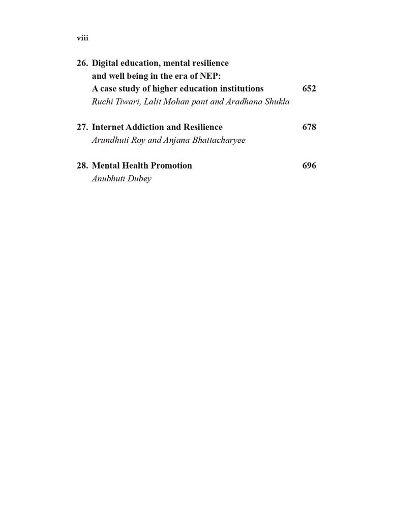 Mental Health: Promotion and Prevention