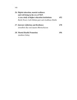 Mental Health: Promotion and Prevention