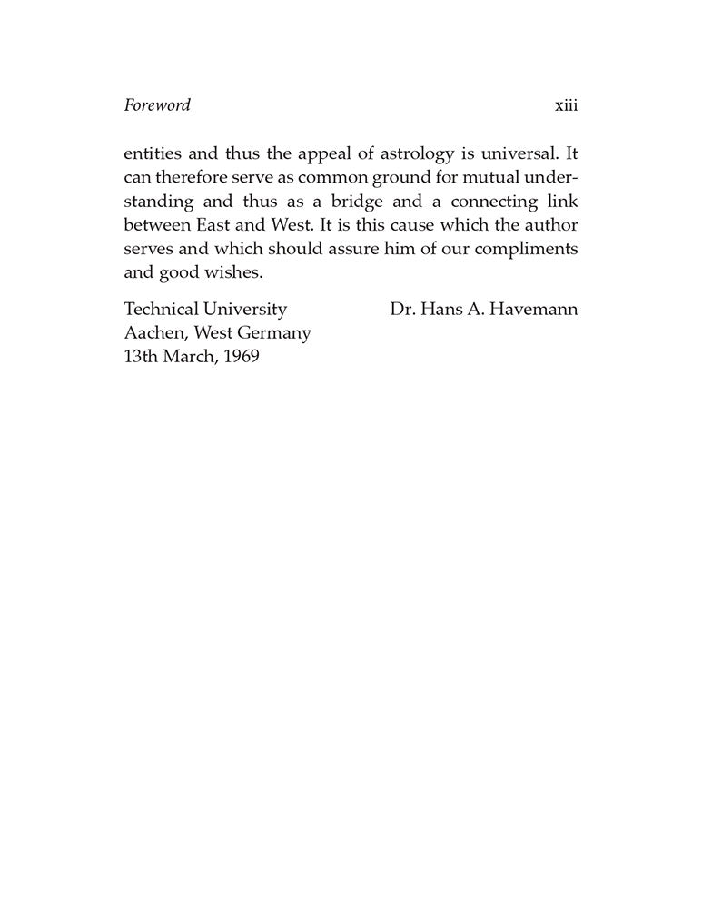 Hindu Astrology and the West