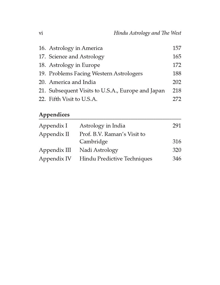 Hindu Astrology and the West