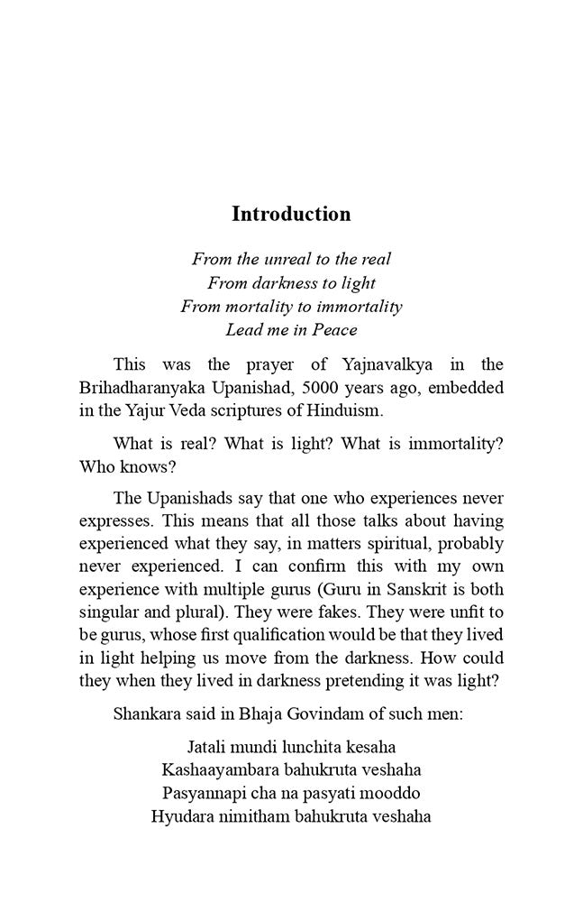 Don’t Mind the Matter You're Energy: Journey to Mindless Awareness (Shankara's Nirvana Shatakam)