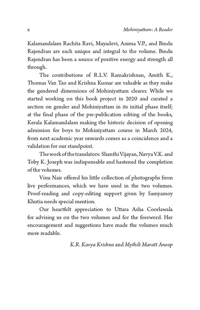 Mohiniyattam: A Reader (Vol. 1)