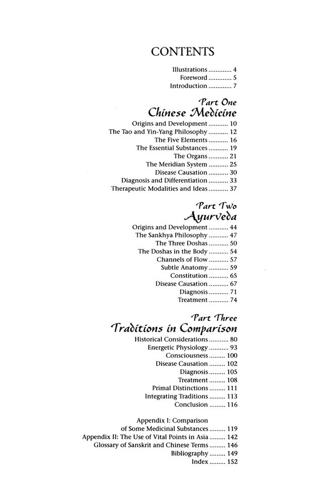 Tao and Dharma: Chinese Medicine and Ayurveda