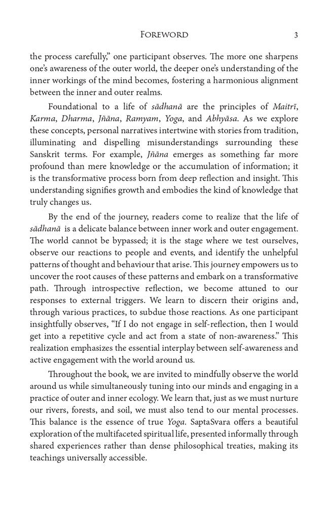 Sapta Svara: Discovering the Rhythm of Life
