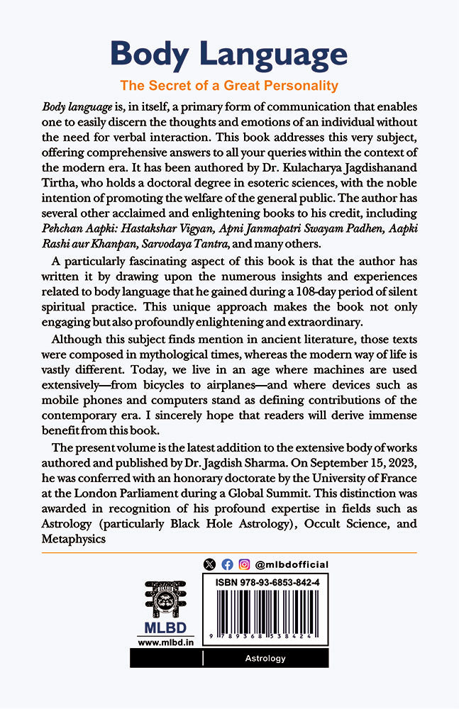 Body Language: The Secret of a Great Personality