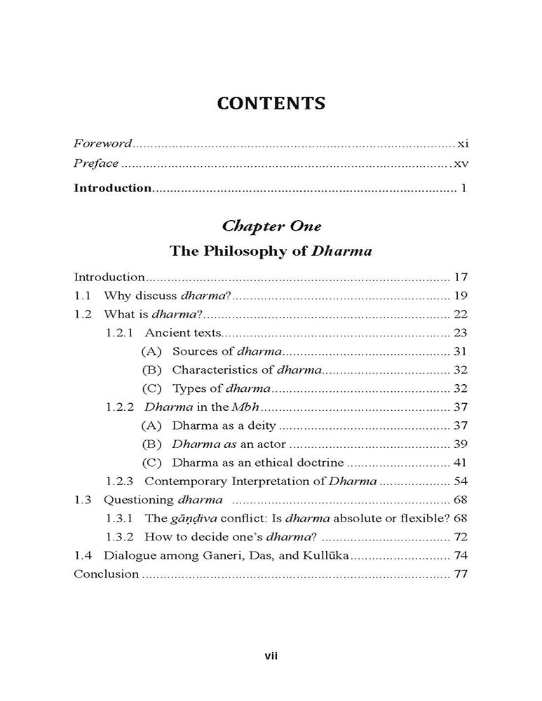 Conflict of Values in the Mahabharata