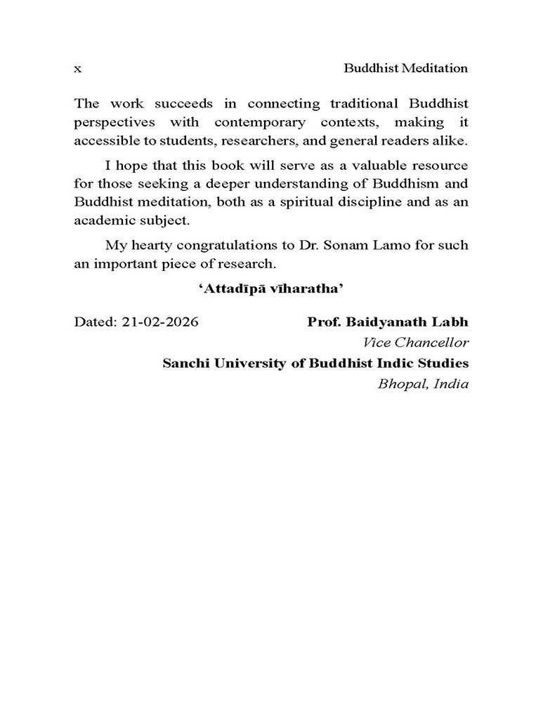 Buddhist Meditation: Theory, Components and Practice Across Traditions