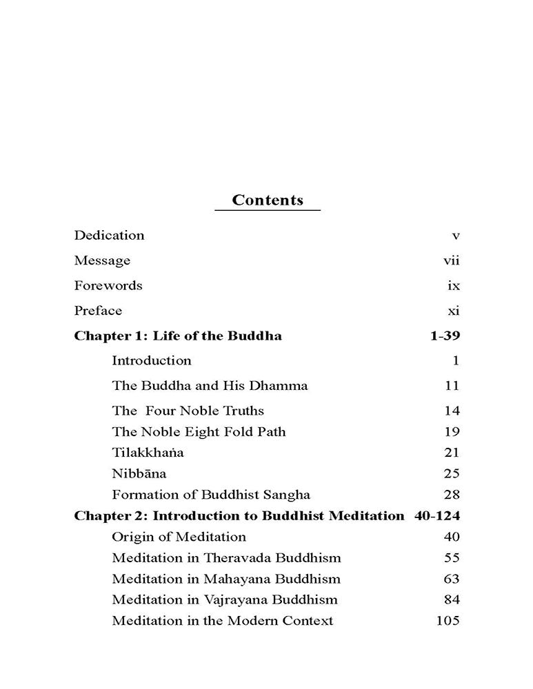 Buddhist Meditation: Theory, Components and Practice Across Traditions