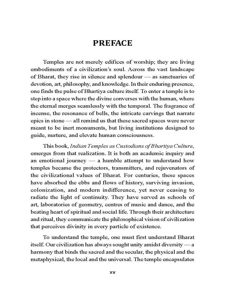 Indian Temples: As Custodians of Bhartiya Culture