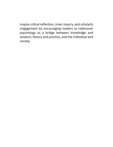 Psychology of the Beyond: An Indian Perspective of Life and Mental Well-Being
