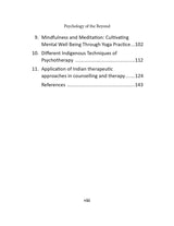 Psychology of the Beyond: An Indian Perspective of Life and Mental Well-Being