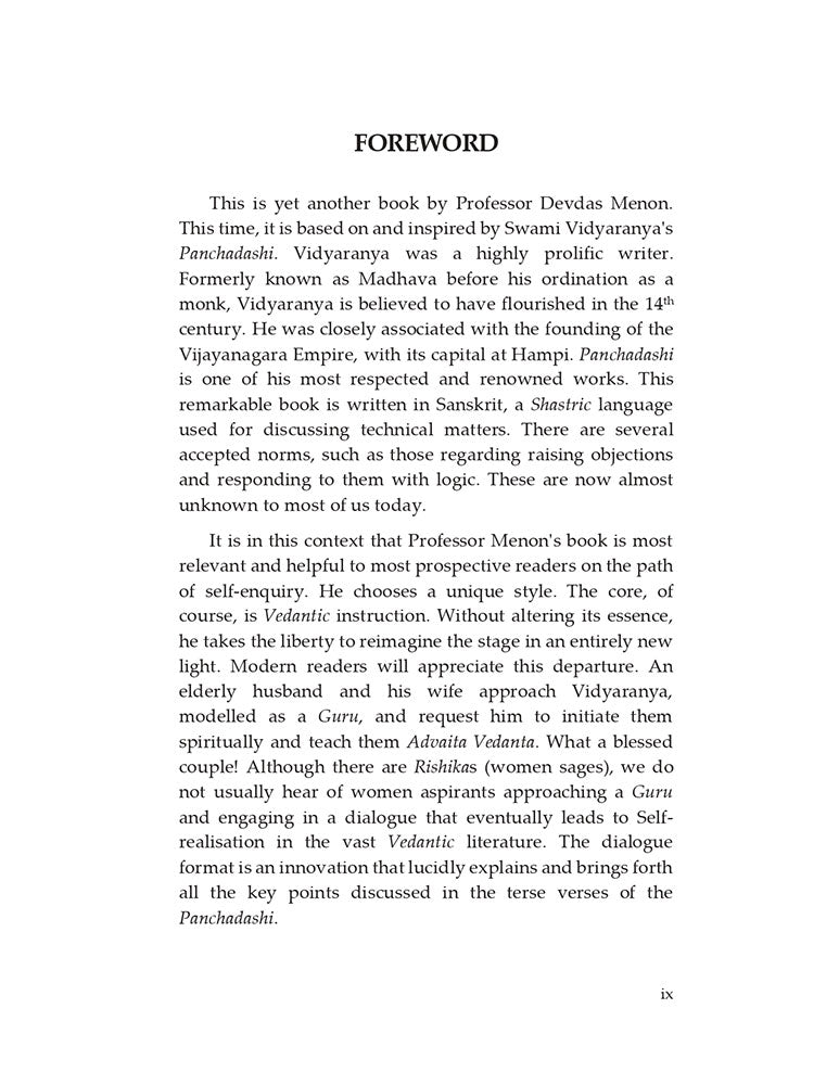 Awakening to Divine Play: Inspired by Vidyaranya’s 'Panchadashi'