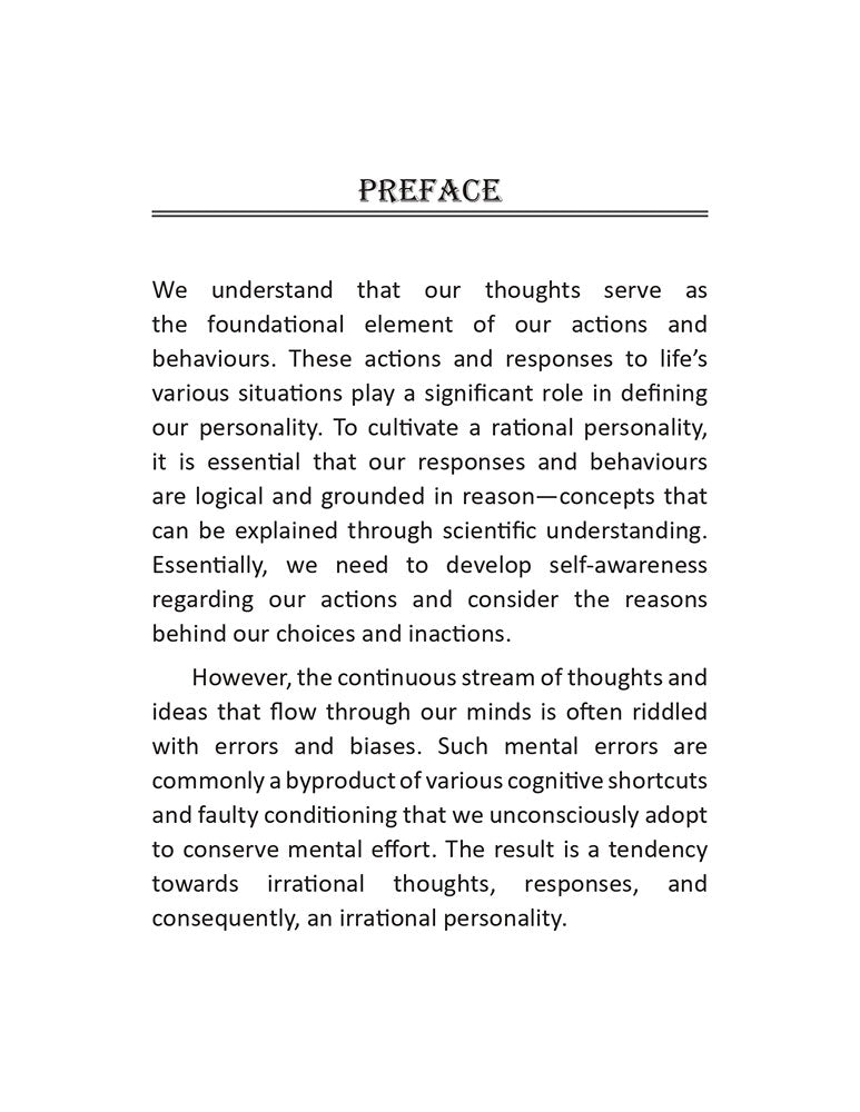 Barriers of Rational Thinking