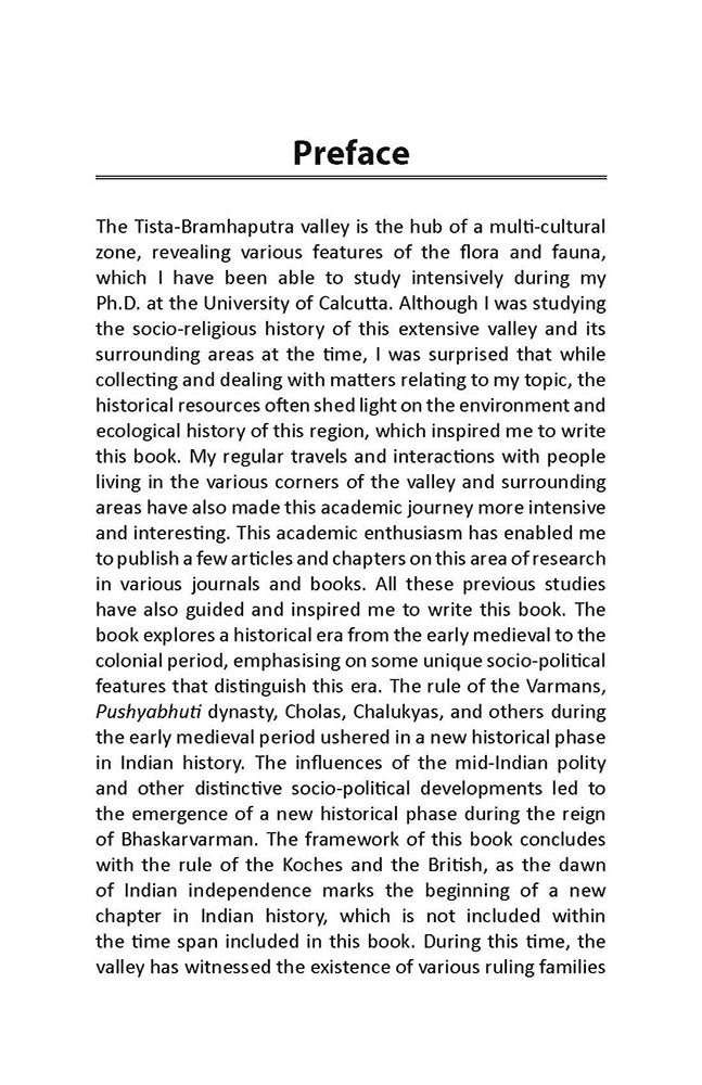Ecological History and Historiography of Tista-Brahmaputra Valley (Early Medieval to Colonial Period)