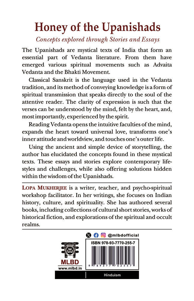Honey of the Upanishads: Concepts Explored Through Stories and Essays
