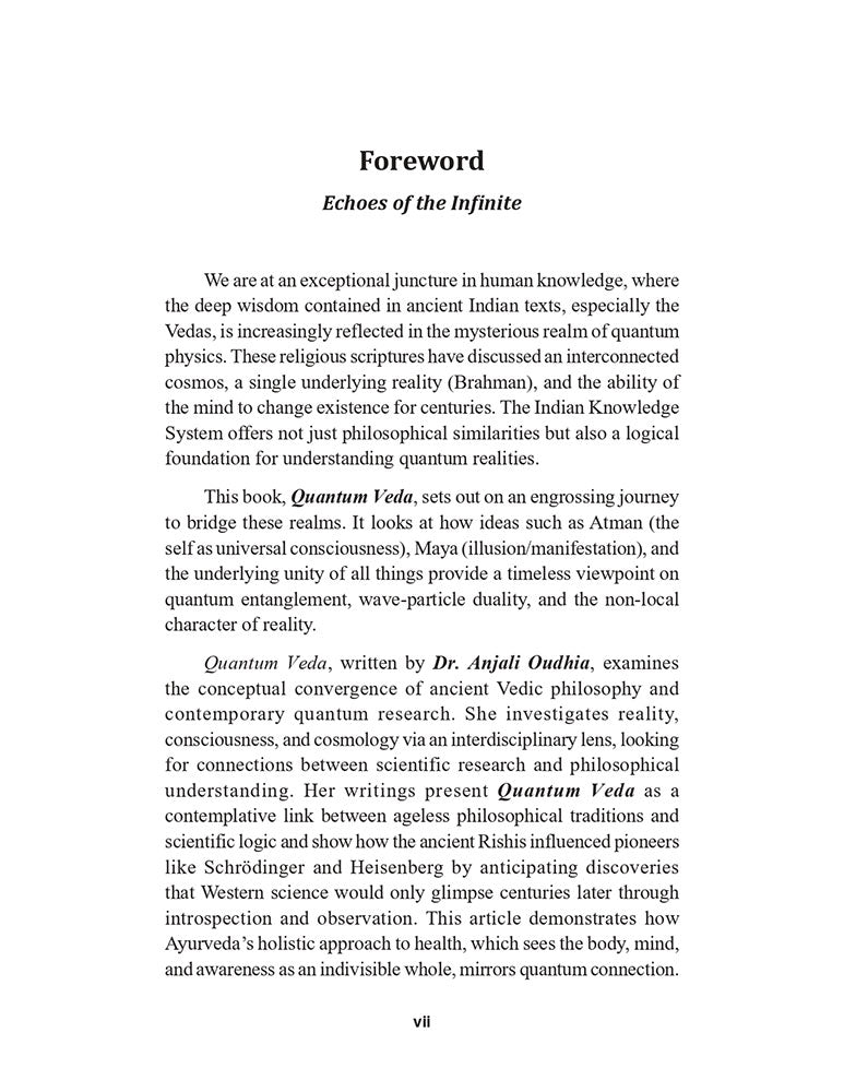 The Quantum Veda: How Ancient Indian Wisdom Predicts Modern Science!