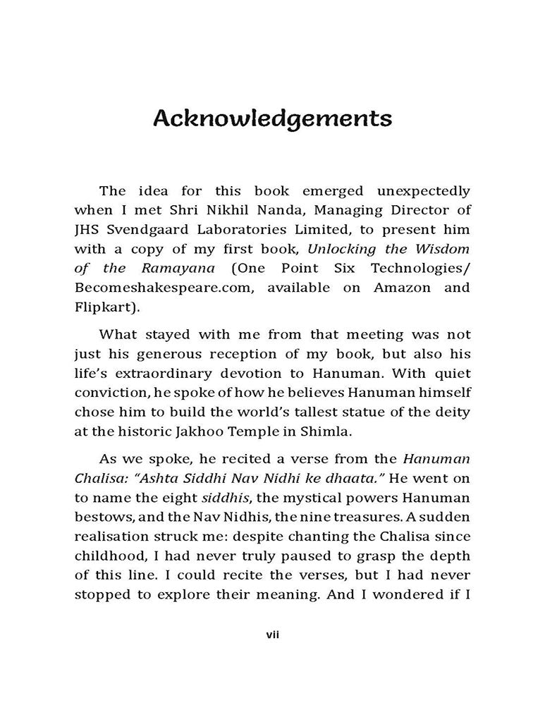 The Infinite Hanuman: A Compilation of Stories and Mantras of the Ashta Siddhi Nav Nidhi ke Daata