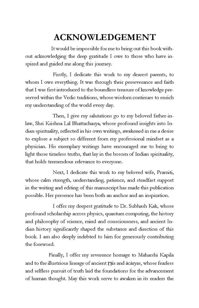 The Sankhya Sutra of Maharshi Kapila: Aphorisms on Analytical Reality (A Contemporary Translation)
