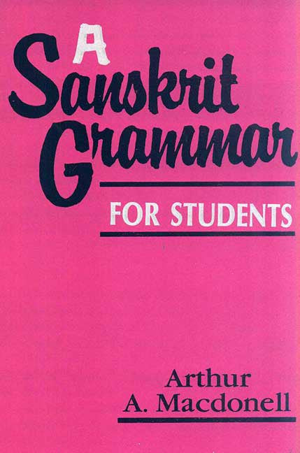 A Sanskrit Grammar for Students – Motilal Banarsidass Publishing House